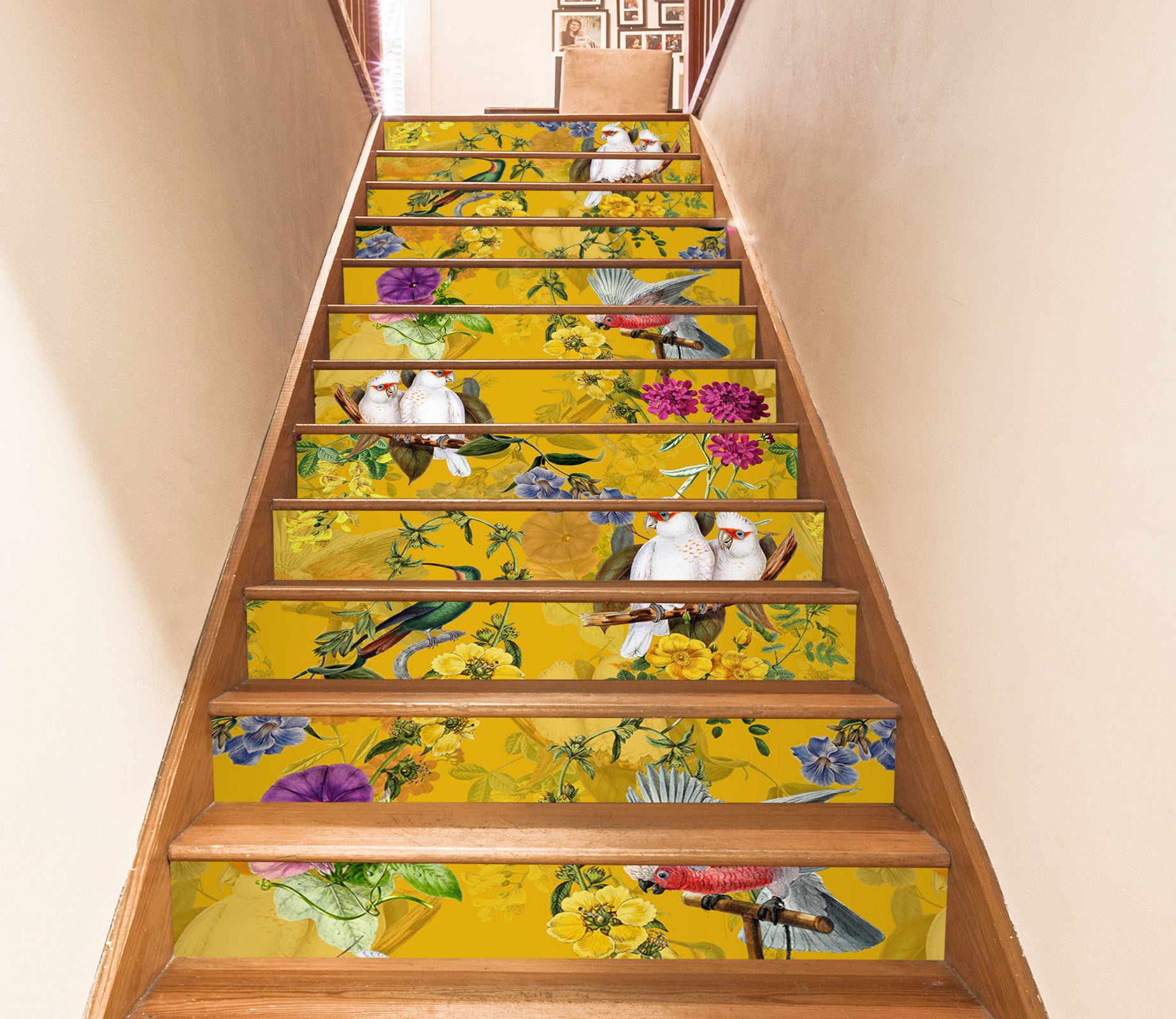 3D Branch Bird Pattern 10405 Uta Naumann Stair Risers