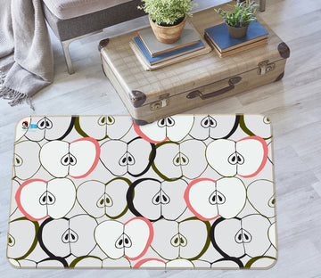 3D Appler Pattern 107129 Kashmira Jayaprakash Rug Non Slip Rug Mat