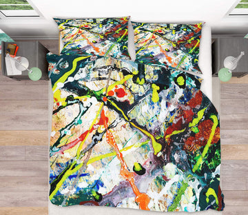 3D Color Pigment 16182 Bed Pillowcases Quilt