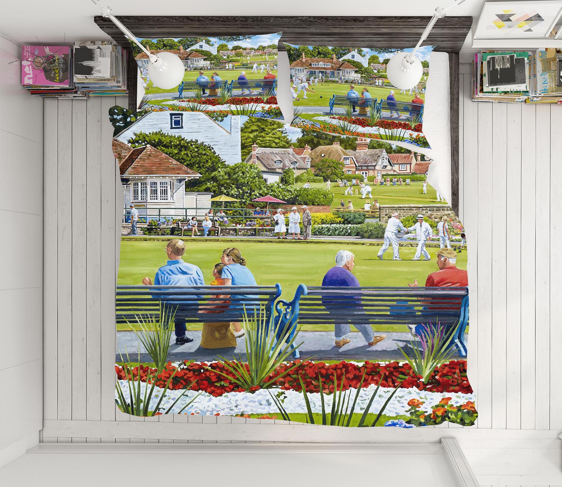 3D Chair Grassland 8906 Trevor Mitchell bedding Bed Pillowcases Quilt