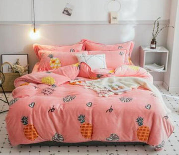 3D Pineapple 30250 Bed Pillowcases Quilt
