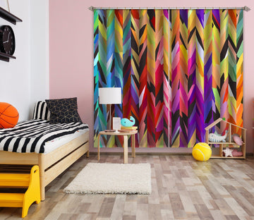 3D Color Diamond 033 Shandra Smith Curtain Curtains Drapes Curtains AJ Creativity Home 