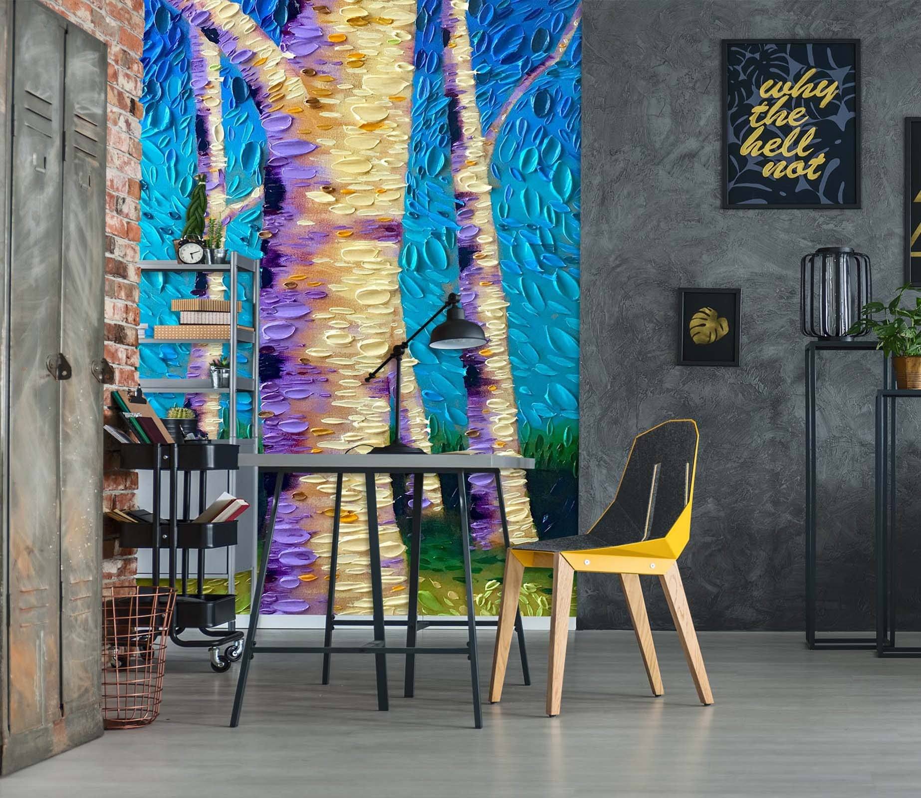 3D Abstract Tree 1426 Dena Tollefson Wall Mural Wall Murals Wallpaper AJ Wallpaper 2 