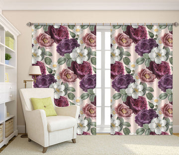 3D Color Rose 757 Curtains Drapes Wallpaper AJ Wallpaper 