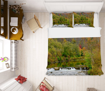 3D Forest 11181 Kathy Barefield Bedding Bed Pillowcases Quilt