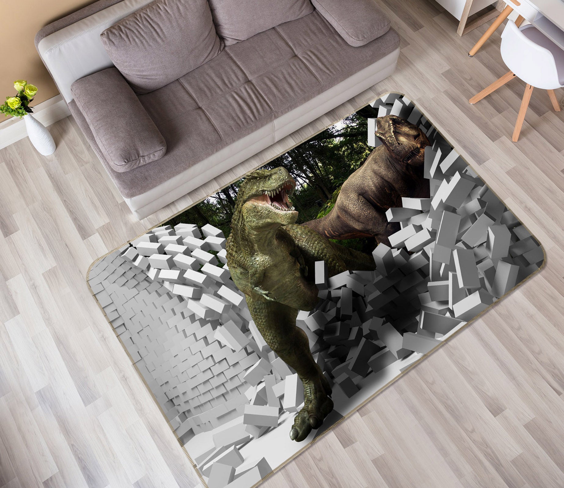 3D Dinosaur 35156 Non Slip Rug Mat