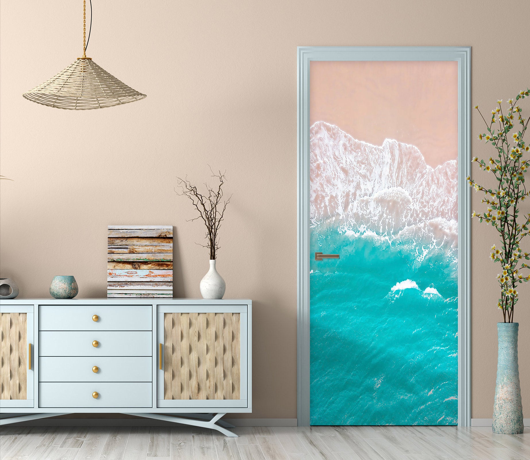 3D Beach 25036 Door Mural