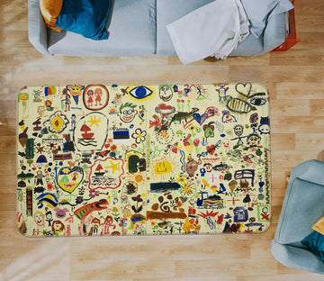 3D Pattern 36050 Non Slip Rug Mat