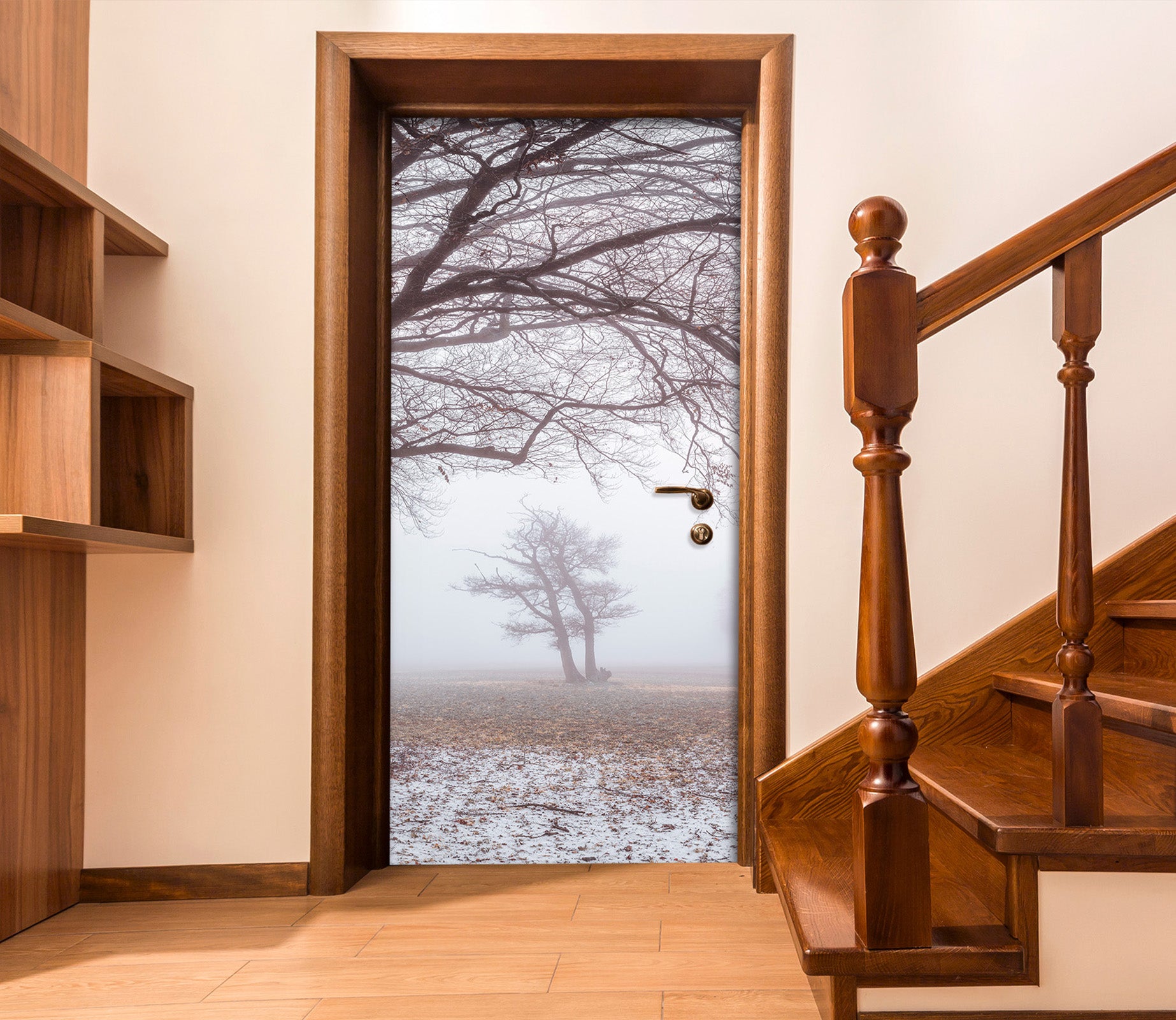 3D Forest Weeds 5129 Assaf Frank Door Mural