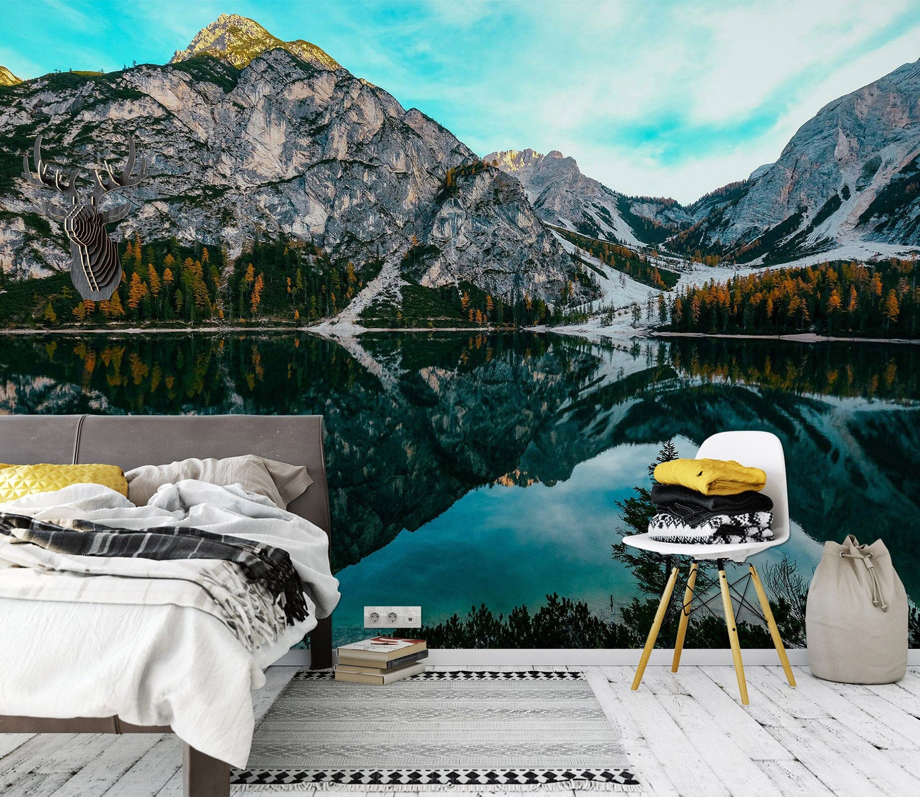3D Valley Lake 2032 Wall Murals Wallpaper AJ Wallpaper 2 