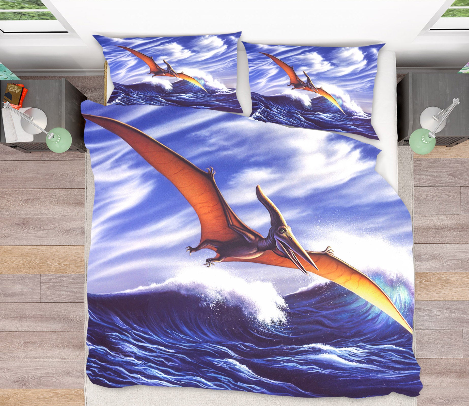 3D Pteranadon 86038 Jerry LoFaro bedding Bed Pillowcases Quilt