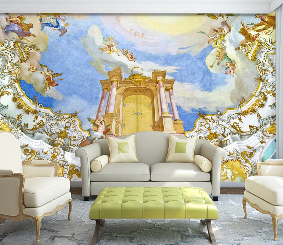 3D Blue Sky 1509 Wall Murals Wallpaper AJ Wallpaper 2 