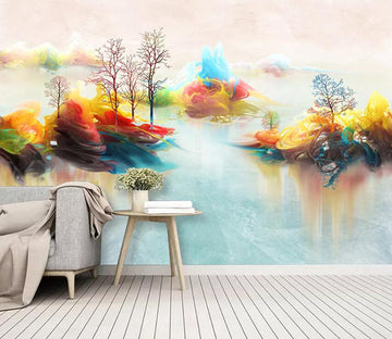 3D Colored River 824 Wall Murals Wallpaper AJ Wallpaper 2 