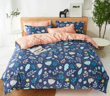 3D Small Leaf Pattern 4033 Bed Pillowcases Quilt