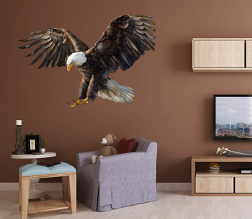 3D Eagle Spreading Wings 030 Animals Wall Stickers Wallpaper AJ Wallpaper 