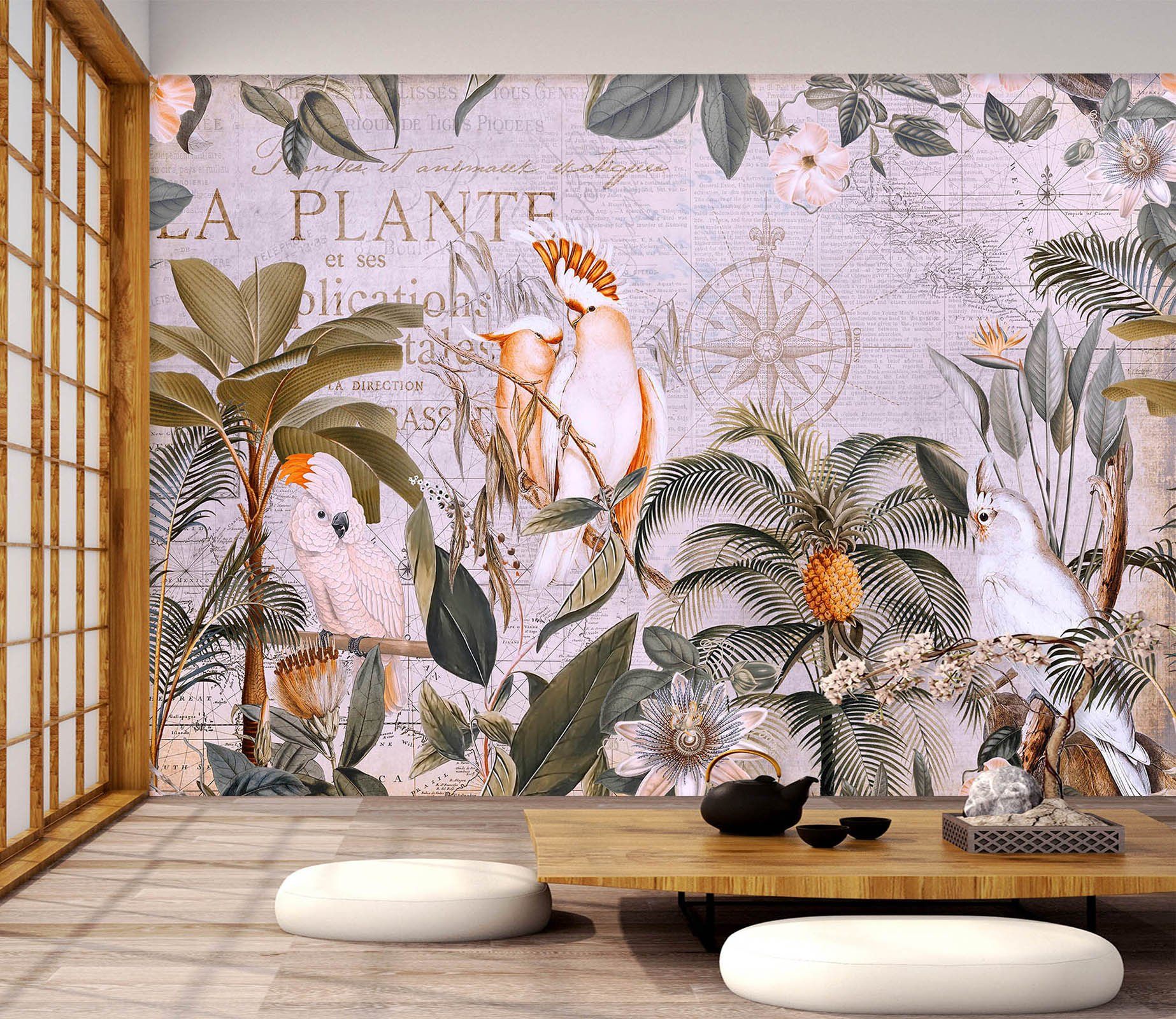 3D Bird Home 1434 Andrea haase Wall Mural Wall Murals Wallpaper AJ Wallpaper 2 