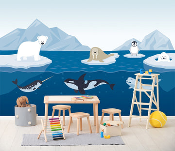 3D Cartoon Marine Life 10 Wall Murals Wallpaper AJ Wallpaper 2 