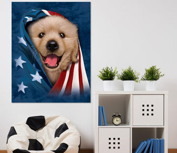 3D Cute Dog 001 Vincent Hie Wall Sticker Wallpaper AJ Wallpaper 2 