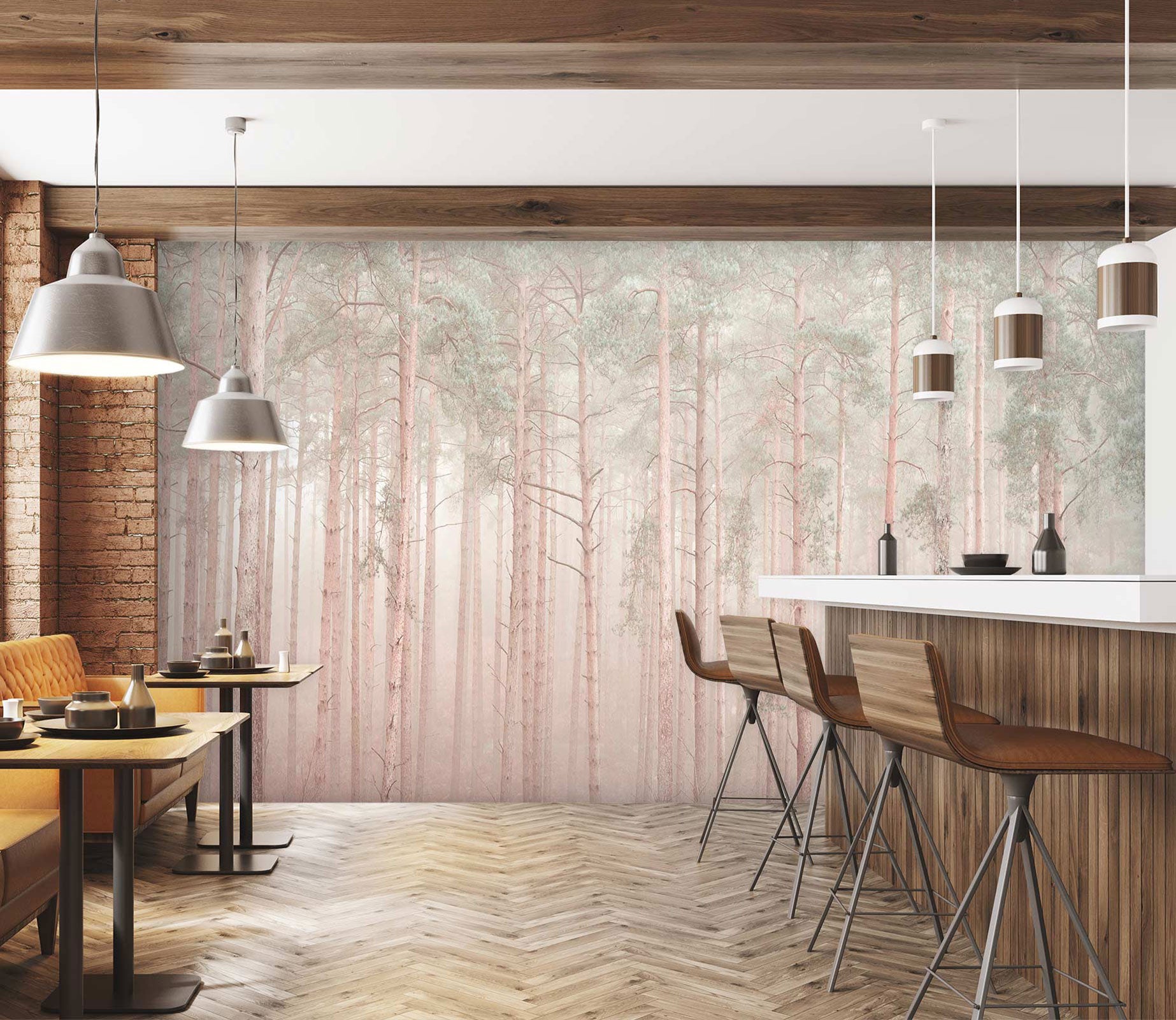 3D Forest Tree 6294 Assaf Frank Wall Mural Wall Murals