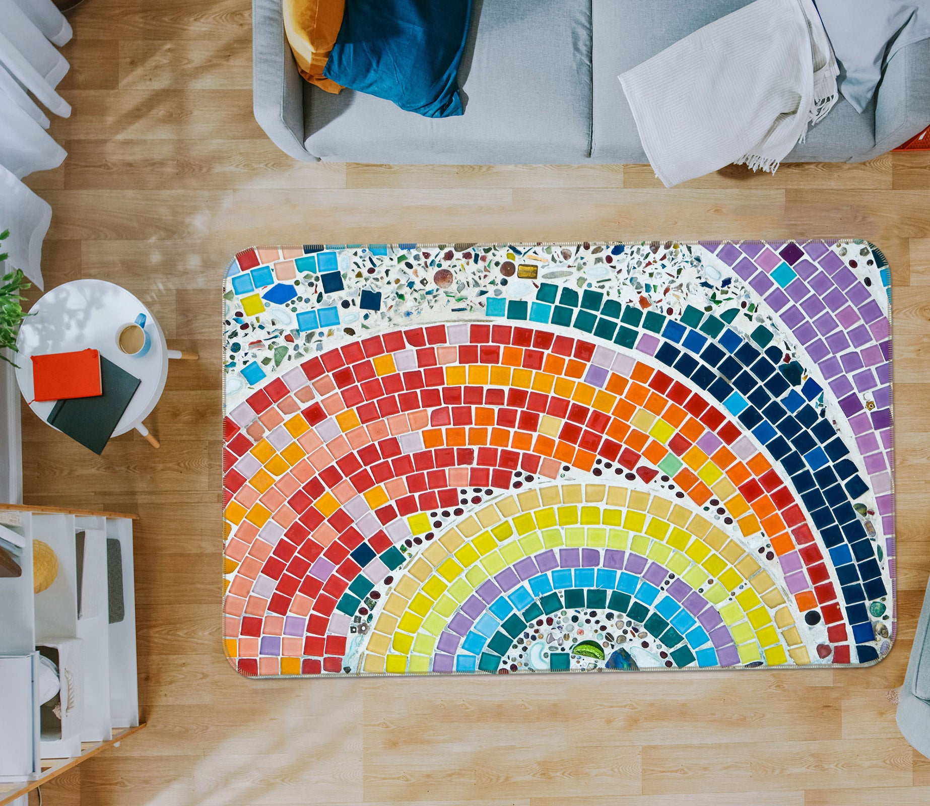3D Rainbow 33003 Non Slip Rug Mat