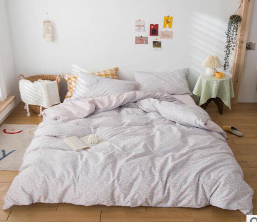 3D White 15095 Bed Pillowcases Quilt