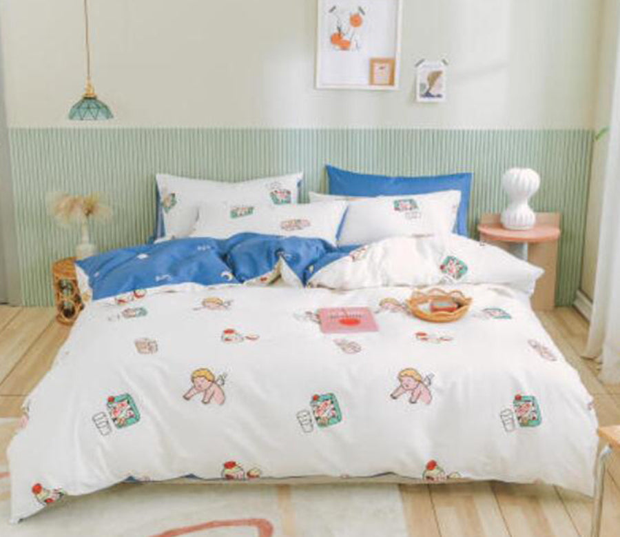 3D Little Angel 40074 Bed Pillowcases Quilt
