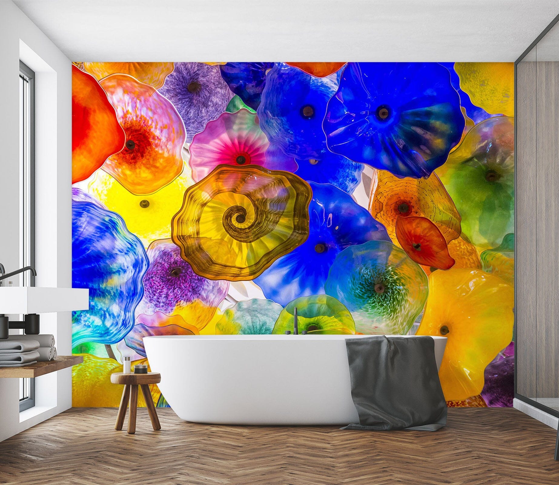 3D Color Jellyfish 1633 Wall Murals Wallpaper AJ Wallpaper 2 