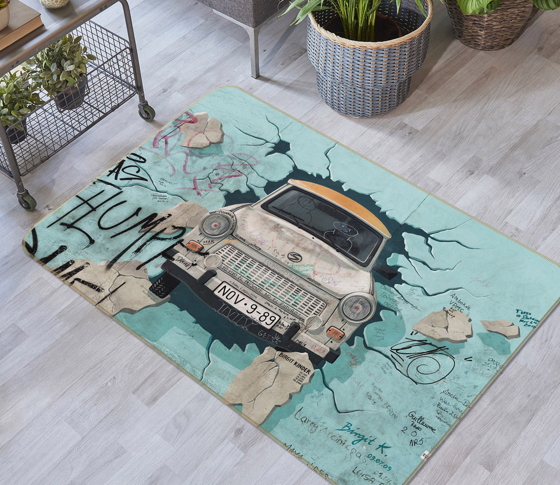 3D Car 35060 Non Slip Rug Mat