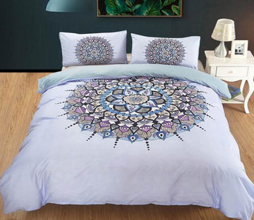 3D Pattern 6144 Bed Pillowcases Quilt