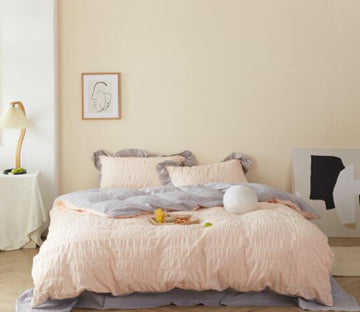 3D Pink 50117 Bed Pillowcases Quilt