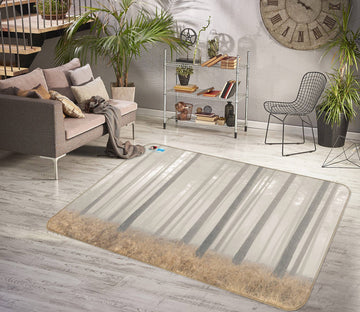 3D Forest Fog 6884 Assaf Frank Rug Non Slip Rug Mat
