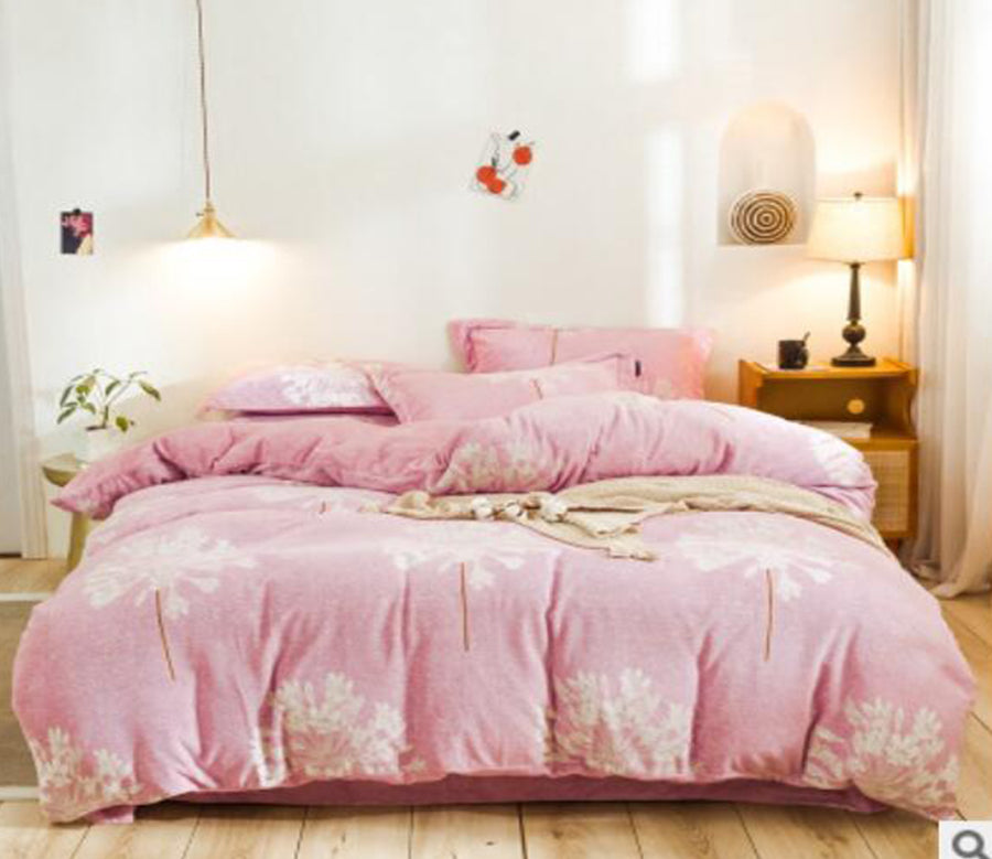 3D Pink Print 20108 Bed Pillowcases Quilt