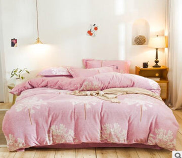 3D Pink Print 20108 Bed Pillowcases Quilt