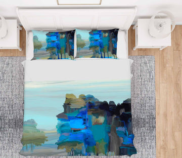 3D Mountain River 2127 Michael Tienhaara Bedding Bed Pillowcases Quilt Quiet Covers AJ Creativity Home 