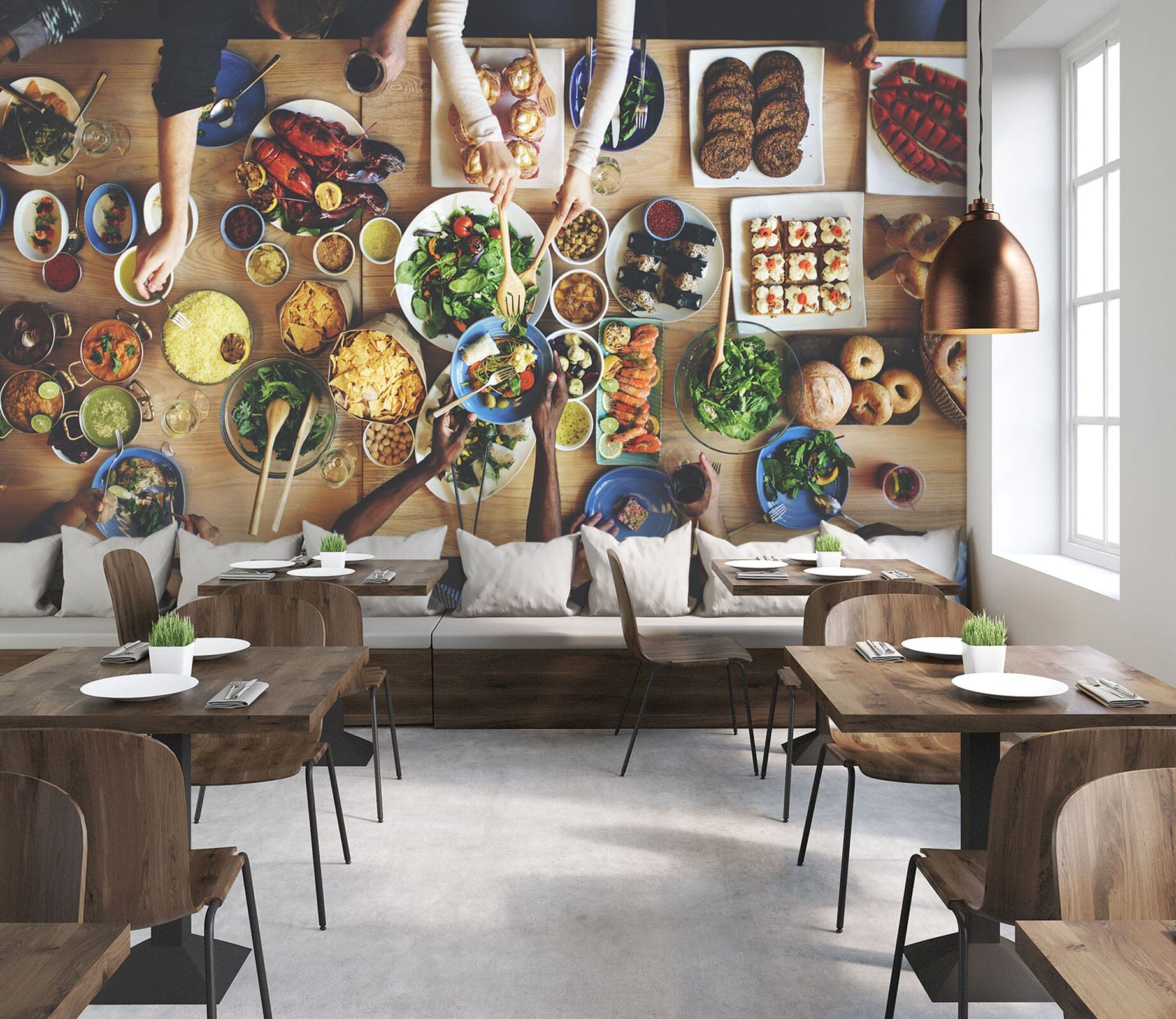 3D Tasting Food 339 Wall Murals Wallpaper AJ Wallpaper 2 