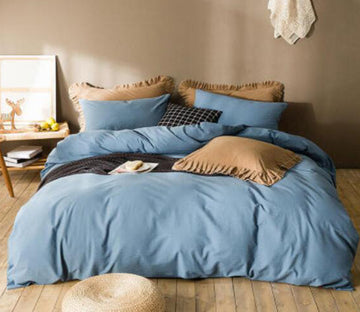 3D Blue 30005 Bed Pillowcases Quilt