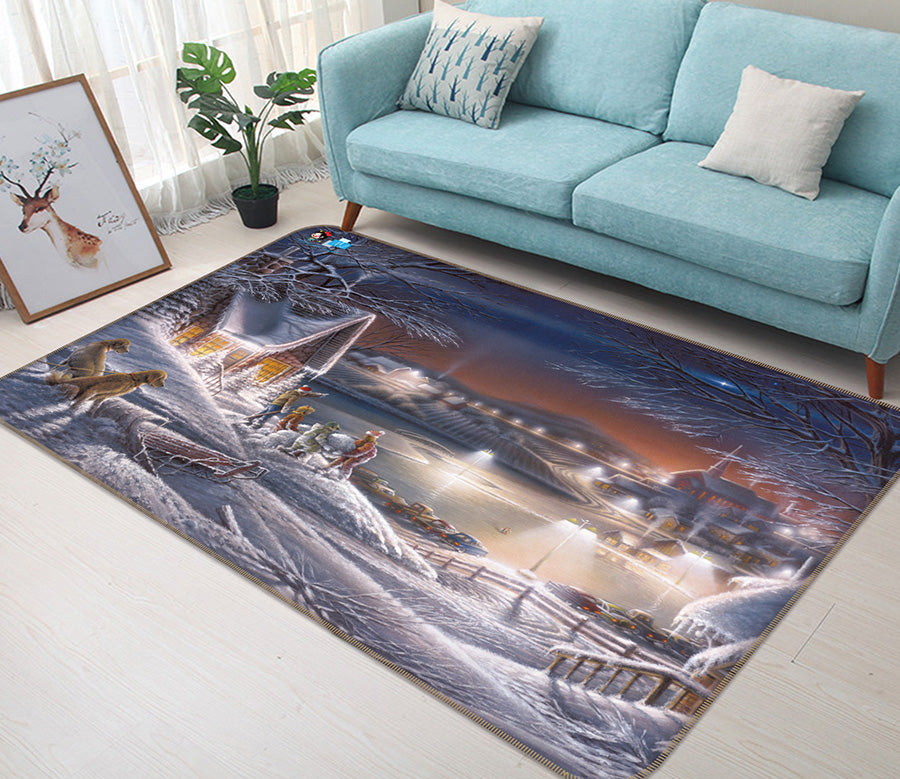 3D Snowfield 66106 Non Slip Rug Mat