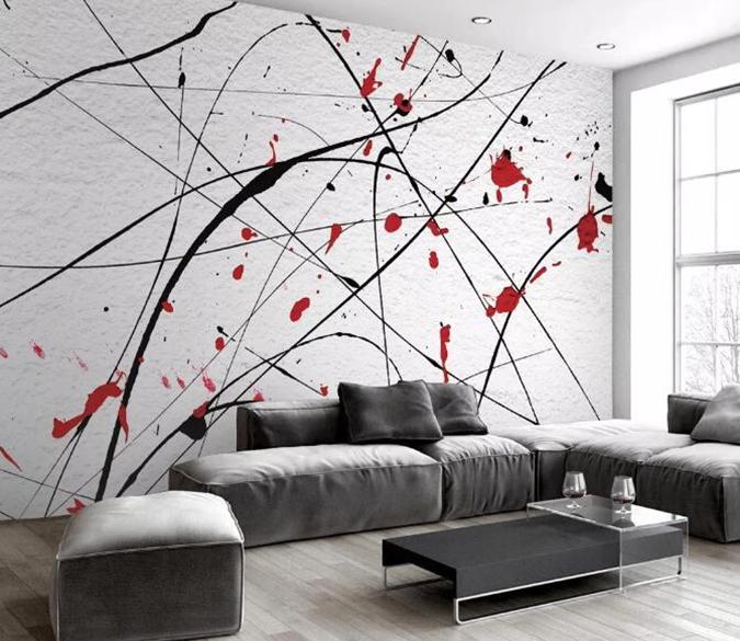 3D Abstract Plum 973 Wall Murals Wallpaper AJ Wallpaper 2 