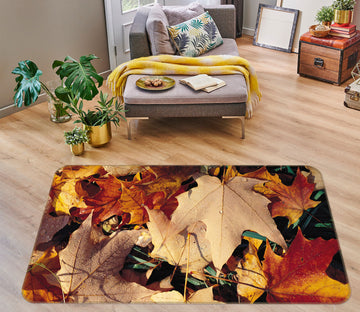 3D Dead Leaves 75256 Non Slip Rug Mat