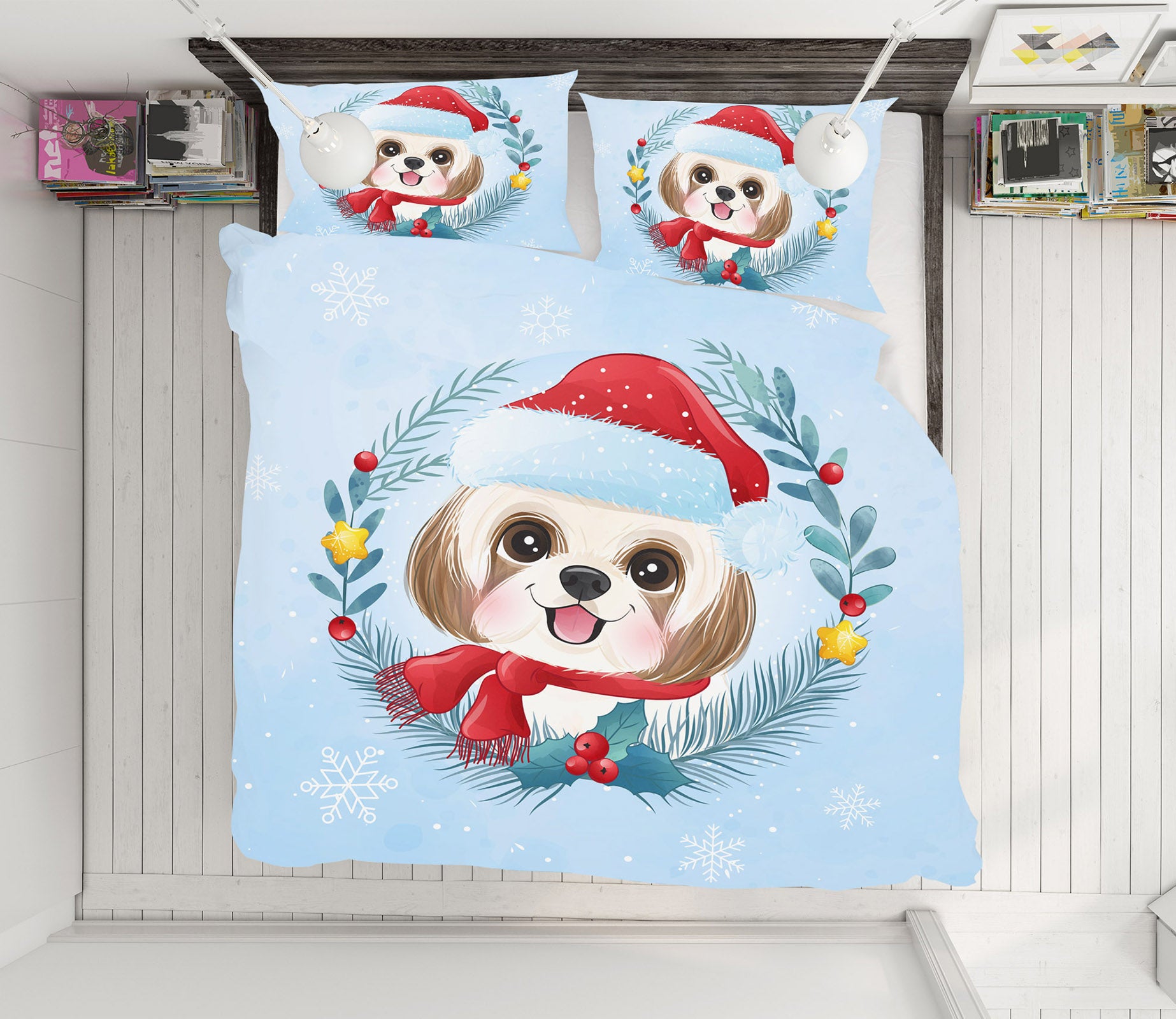 3D Dog 63199 Bed Pillowcases Quilt