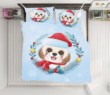 3D Dog 63199 Bed Pillowcases Quilt