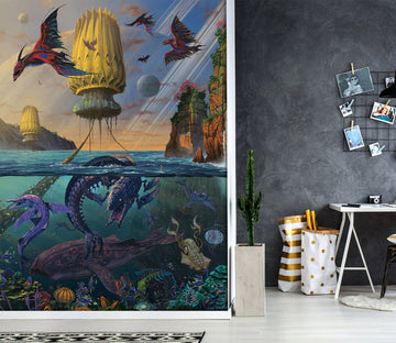3D Dinosaur World 1503 Wall Murals Exclusive Designer Vincent Wallpaper AJ Wallpaper 2 