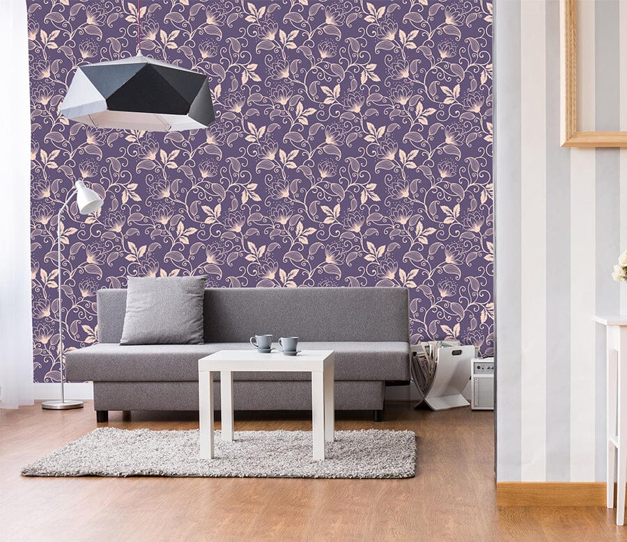 3D Purple Pattern 350 Wallpaper AJ Wallpaper 2 