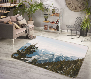 3D Mountain Forest 31108 Non Slip Rug Mat
