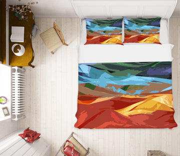 3D Colorful Mountains 70011 Shandra Smith Bedding Bed Pillowcases Quilt