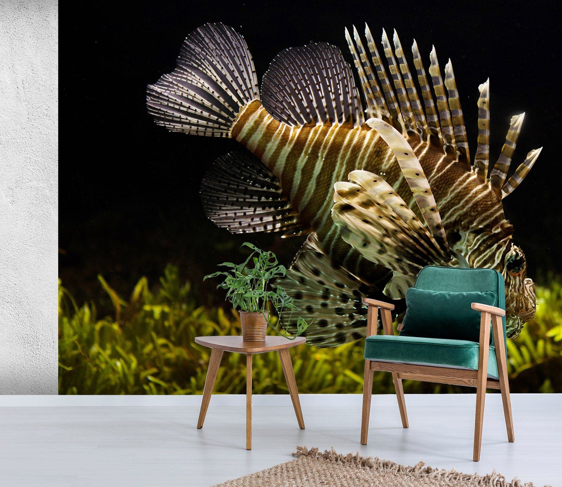 3D Lionfish Seabed 166 Wall Murals Wallpaper AJ Wallpaper 2 