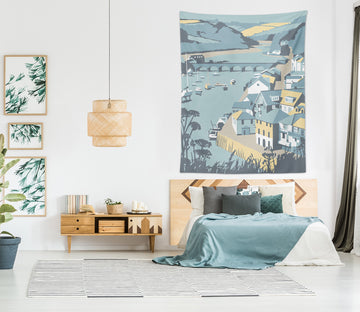 3D Mountain River 5342 Steve Read Tapestry Hanging Cloth Hang