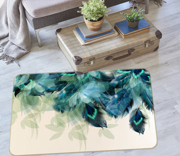 3D Leaves 37050 Non Slip Rug Mat