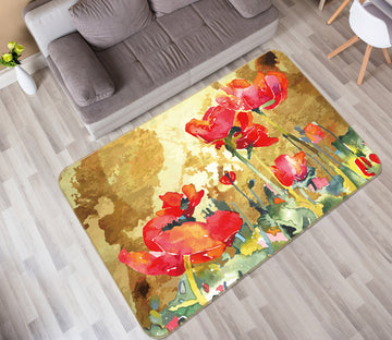 3D Flowers 34235 Non Slip Rug Mat
