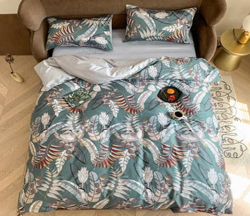 3D A Lot Of Feathers 7121 Bed Pillowcases Quilt